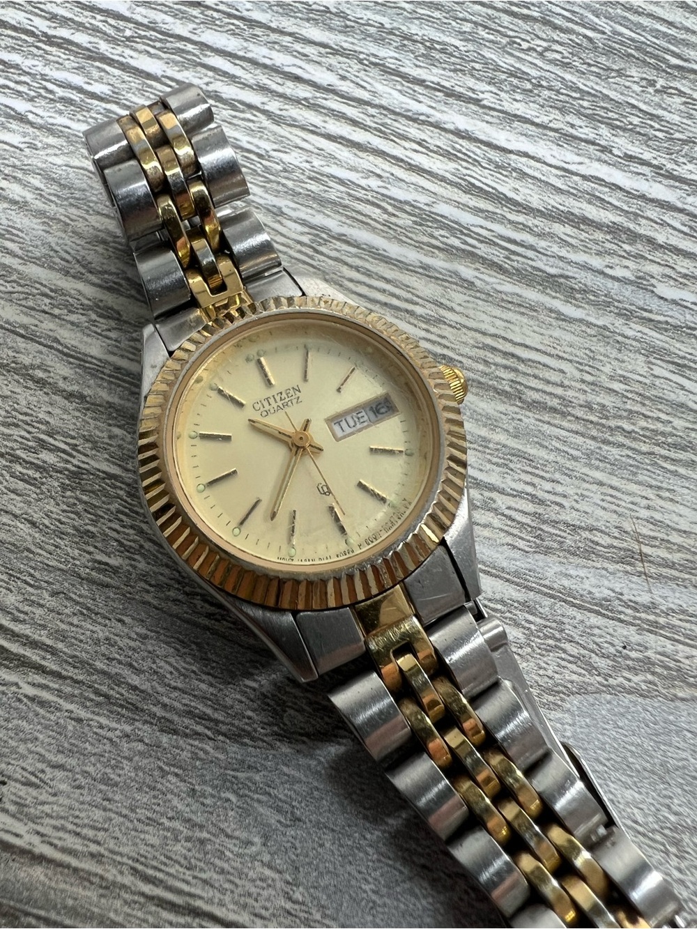 Citizen Two-Tone Gold and Silver Bracelet Watch Ladies